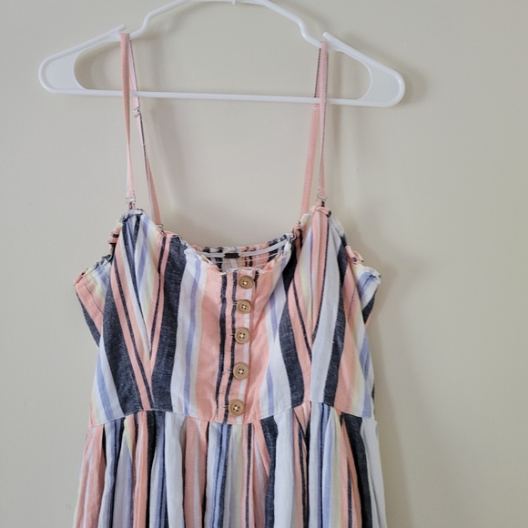 Free People Lilah Striped Boho Maxi Dress - Picture 4 of 14